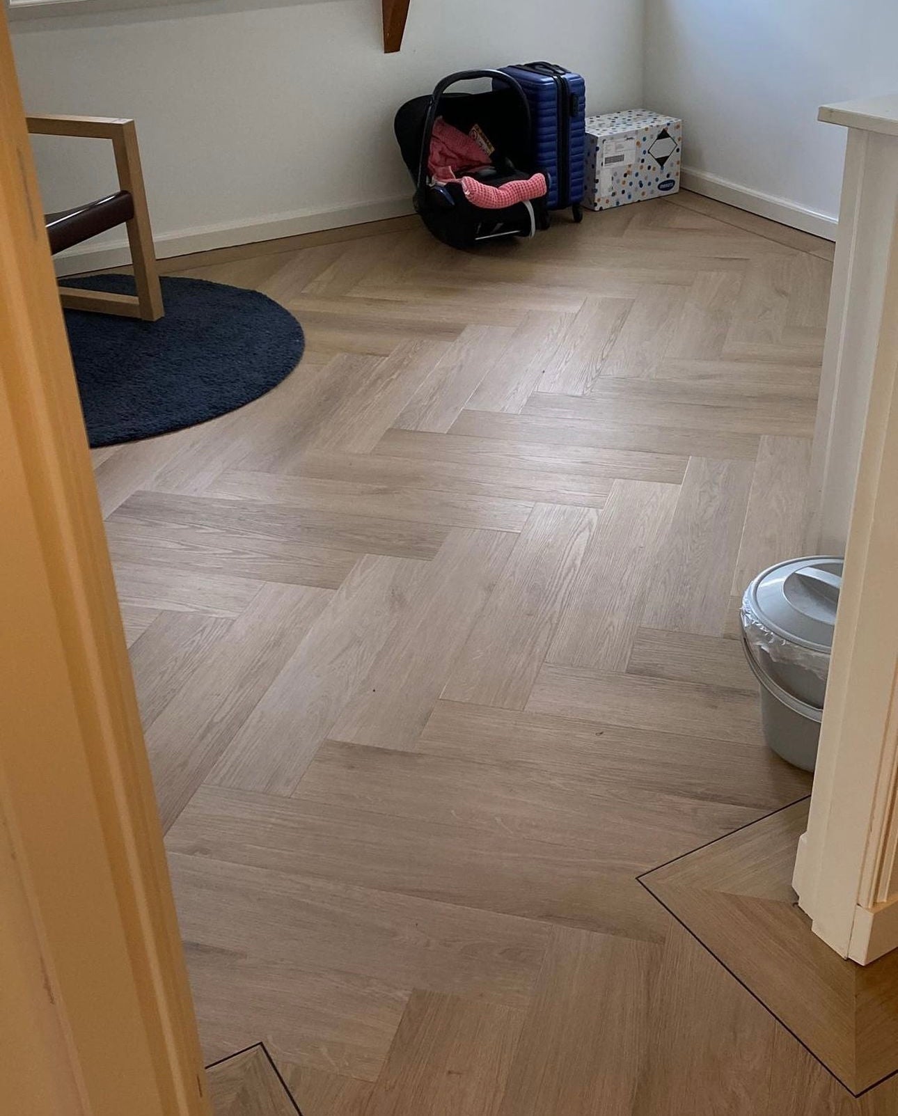 Zoë Korenbloem Eiken PVC Visgraat XL