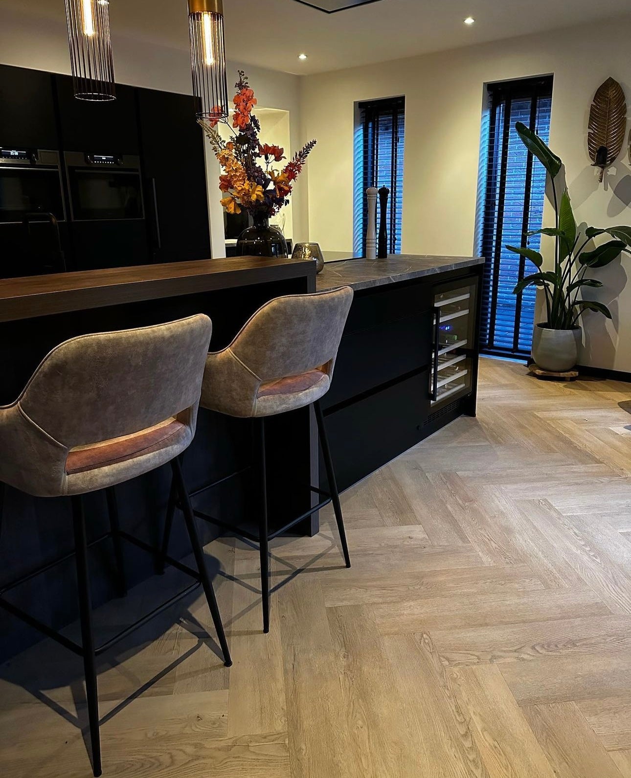 Celina Venus Eiken Klik PVC Visgraat