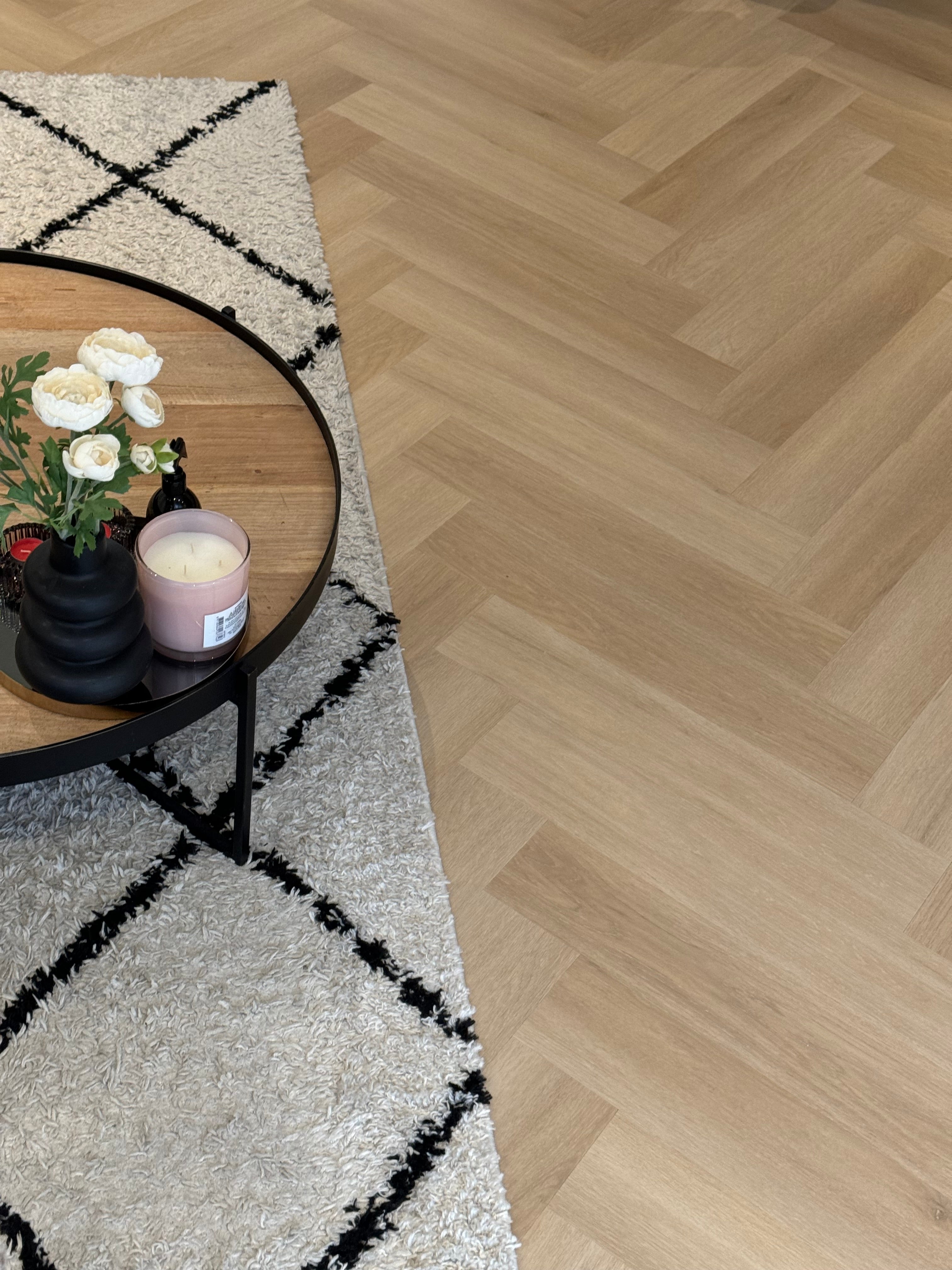 Amber Velvet Eiken PVC Visgraat XL