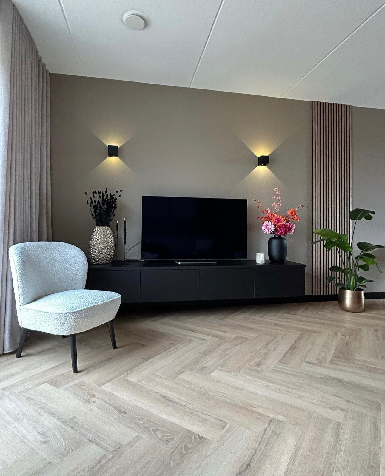 Celina Neptunus Eiken Klik PVC Visgraat