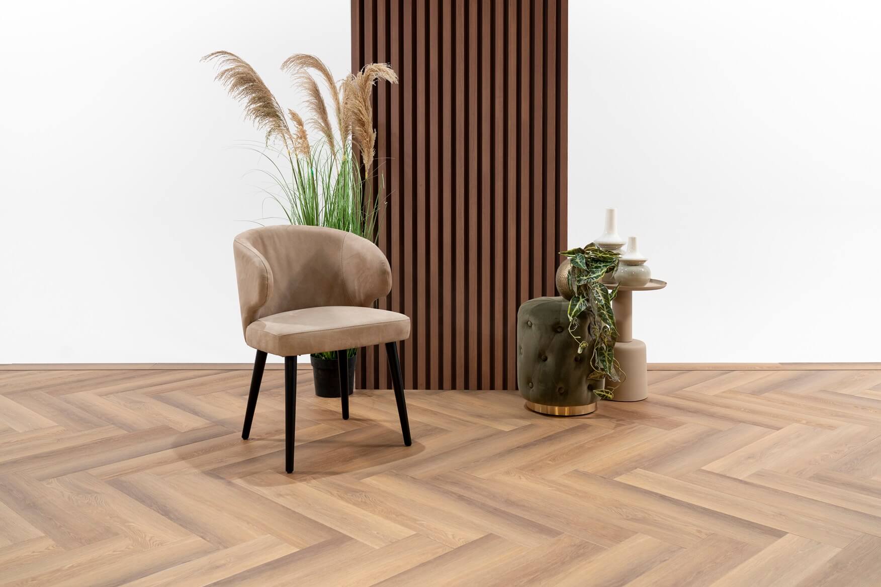 Angel Lissabon Eiken PVC Visgraat