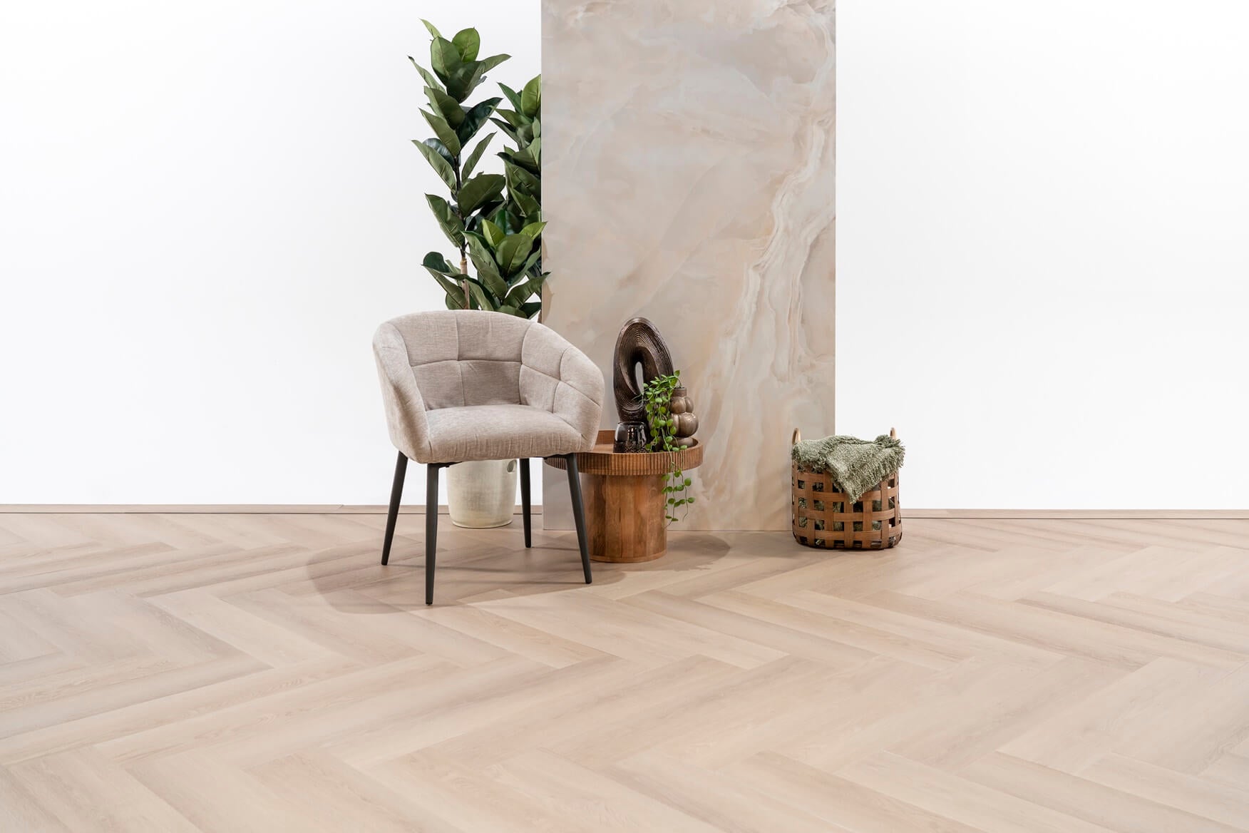 Angel London Eiken PVC Visgraat