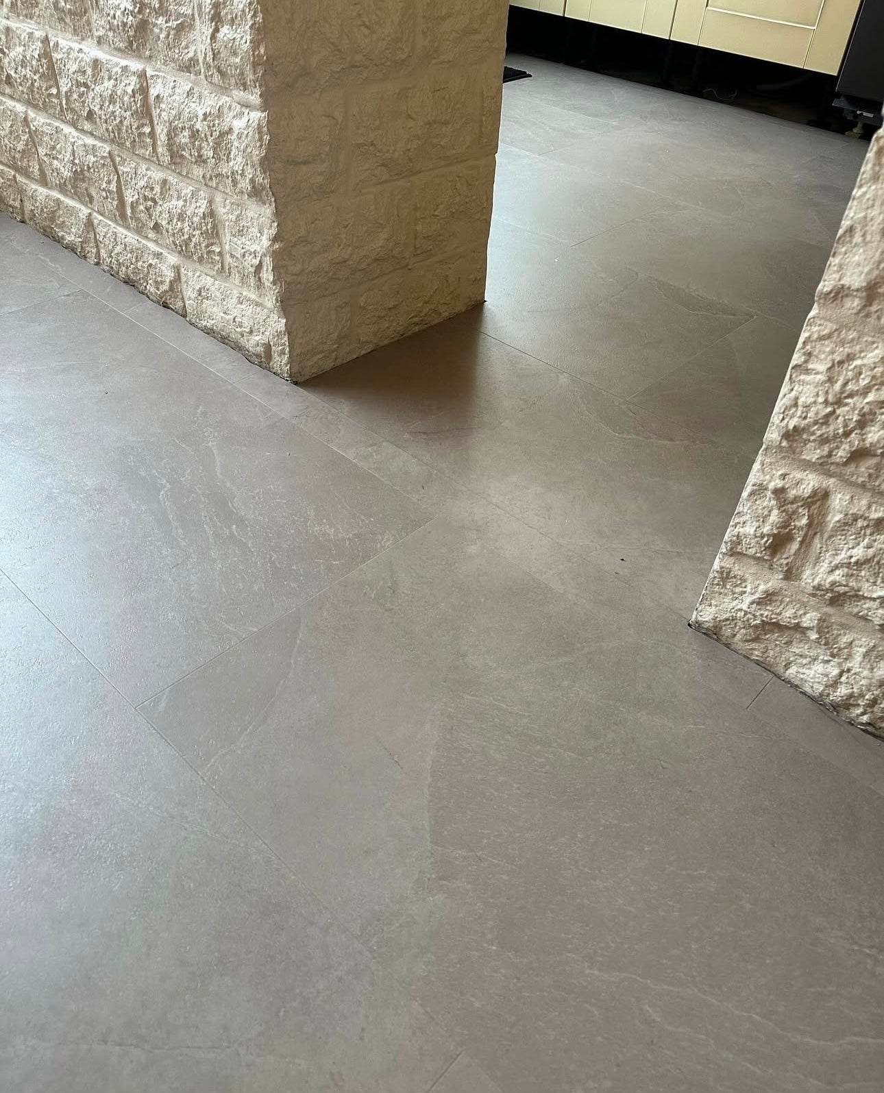 Zoë Tulp Grijs Klik PVC Vloertegels XL