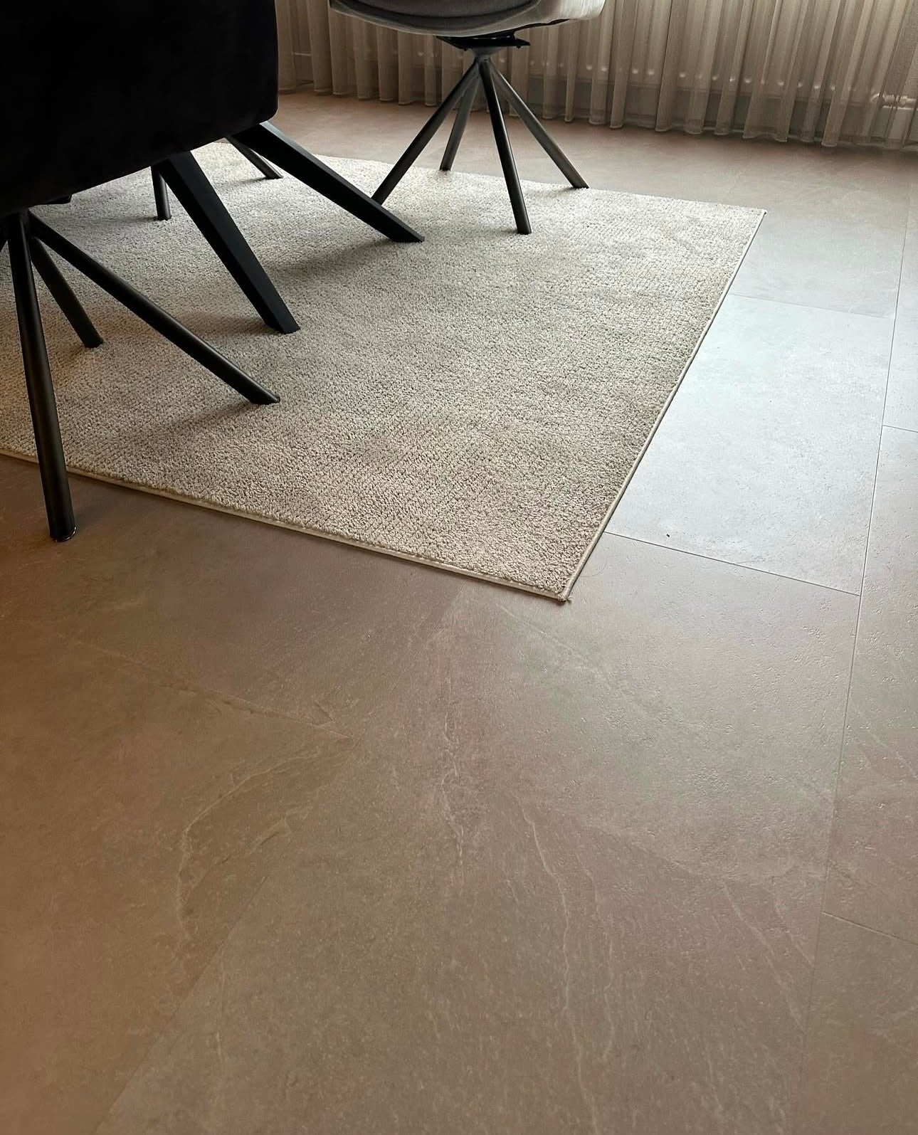 Zoë Tulp Grijs PVC Vloertegels XL